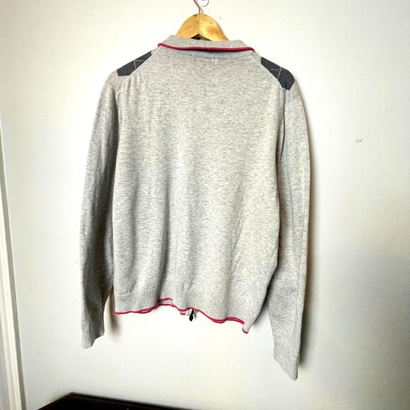 Brooks Brothers Men's Supima Cotton Cardigan Size Large Argyle Print Academic - Picture 4 of 11